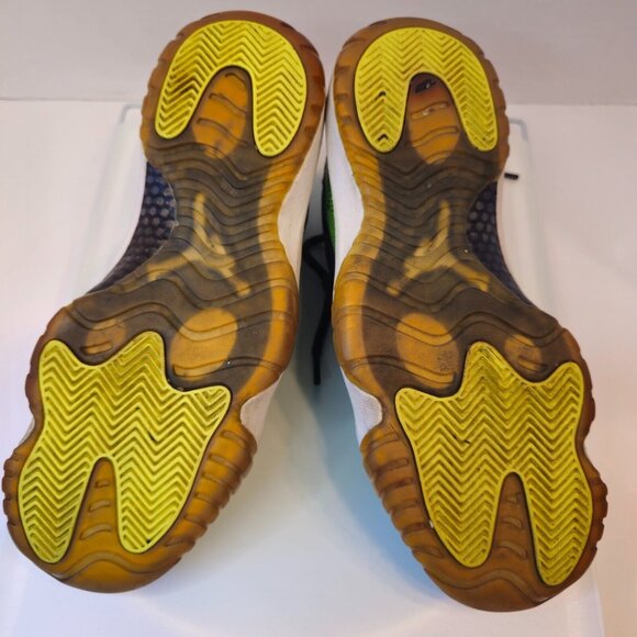 Nike Air Jordan 11 Retro Low Green Snakeskin 528895-033 Size 8.5  - NO insoles - Picture 9 of 13